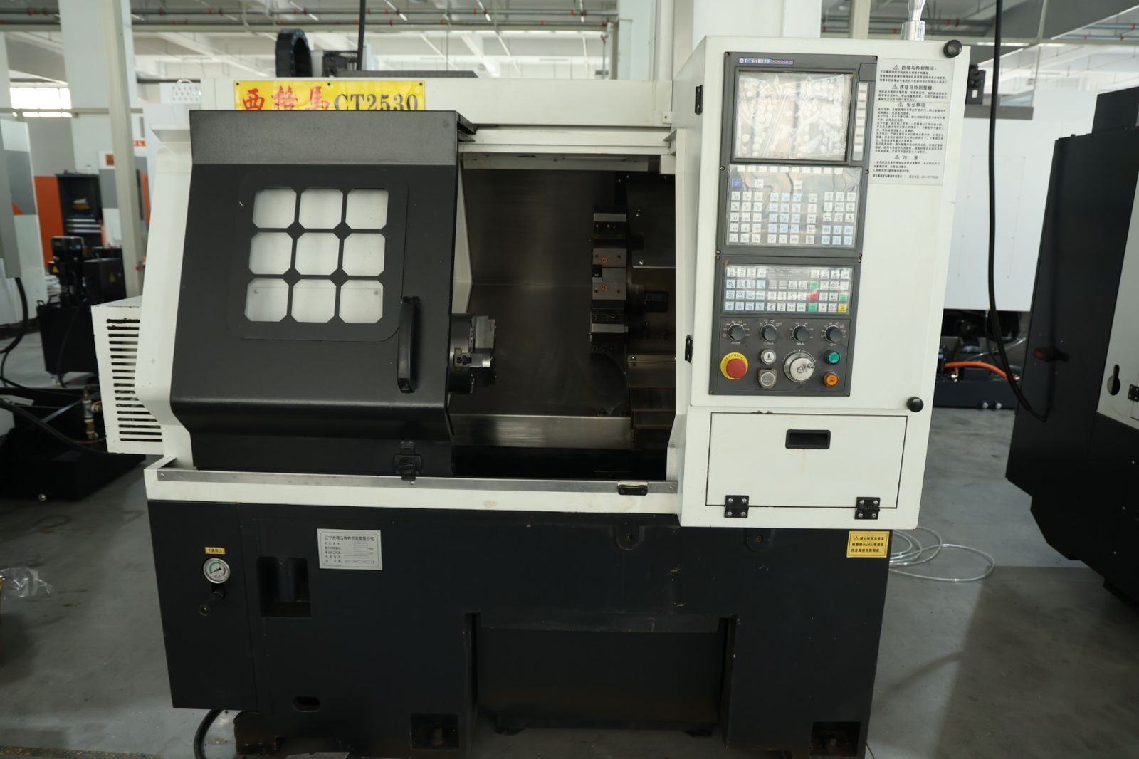 CNC lathe turning aluminum battery box components