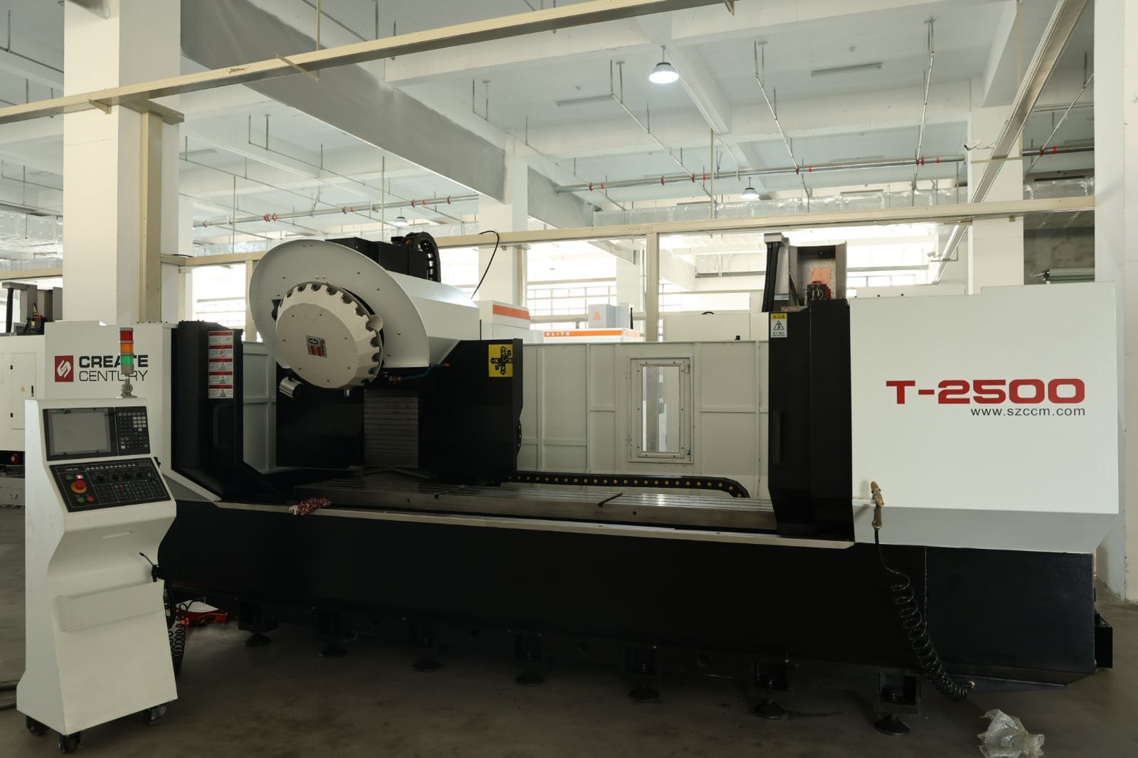 Long-travel profile machining center for aluminum extrusion battery box