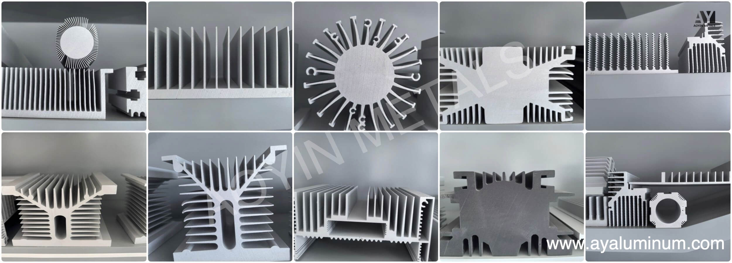 Aluminium High Fin Density Heat Sink