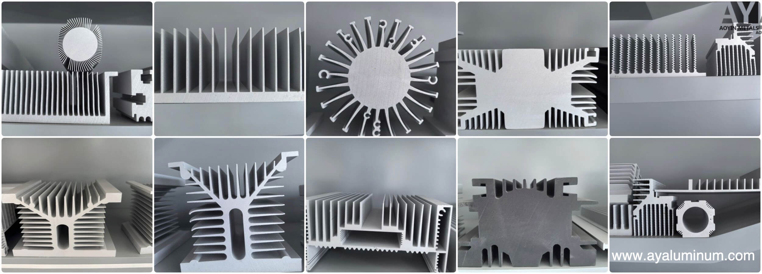 Aluminium High Fin Density Heat Sink